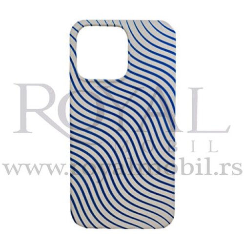  futrola soft print geometrik No6 za iphone 13 pro max (6.7) belo-plava Cene
