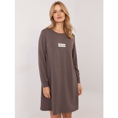 RELEVANCE Dress-RV-SK-A-165.61-dark brown Cene