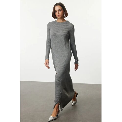 Trendyol Modest Ženska haljina Tctaw25Eb00093, Siva Cene