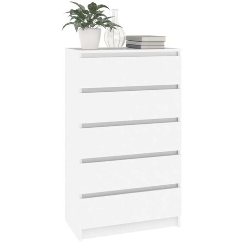 VidaXL ladičar bijeli 60 x 36 x 103 cm od konstruiranog drva Slike