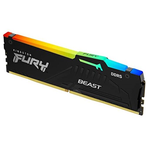 Kingston 64GB 5600MHz DDR5 RGBFury Beast (2x32GB) RGBCL40, XMP 3.0 Ready, Cene