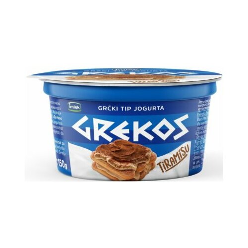 Mlekara Subotica Grekos tiramisu grčki tip jogurta 150g čaša Slike