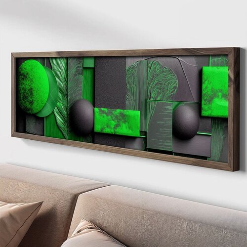 WALLXPERT LAC149-120 Multicolor Decorative Framed MDF Painting Slike