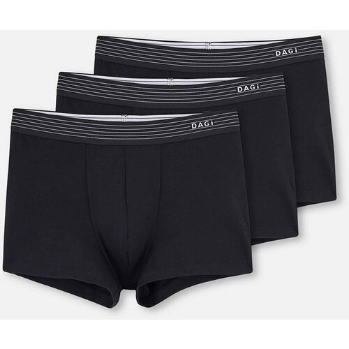 Dagi Boxer Shorts - Black - 3-pack Slike