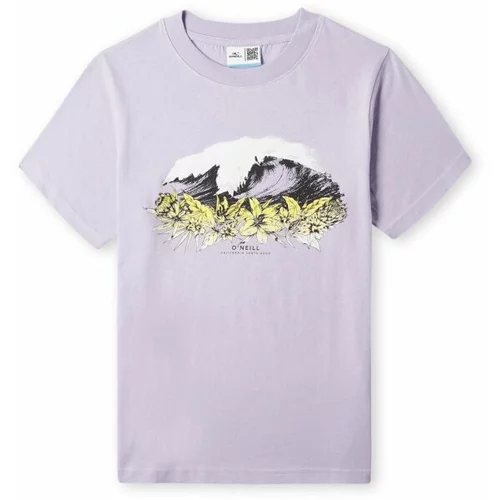 O'neill SEFA GRAPHIC T-SHIRT Majica za djevojčice, ljubičasta, veličina