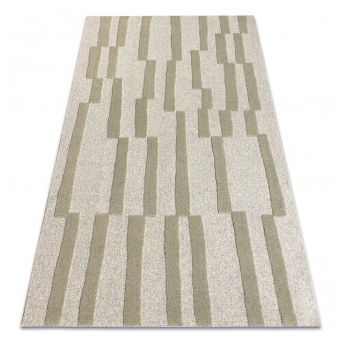 RugsX FLUX 461.109.SA401 volnena preproga OSTA - geometrijska, strukturna, loft siva / zelena 160x230 cm, (5000175915) Cene