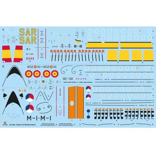 Italeri model letala fokker F-27 maritime patrol 1:72 Slike