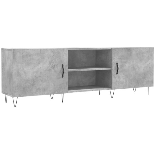 Maison Chic TV omarica - TV stojalo - Televizijska omarica betonsko siva 150x30x50 cm inženirski les, (21700608) Cene