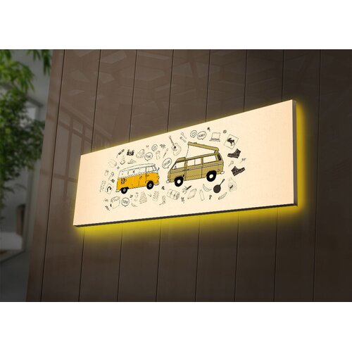 Wallity Zidna slika sa LED osvetljenjem 3090DACT-74, 30x90 cm Cijene