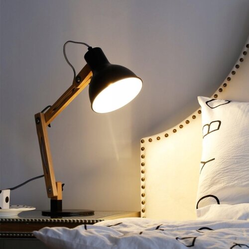  Stona lampa 1xE27/40W/230V crna Slike
