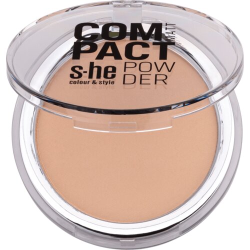 S-he colour&amp;amp;style kompaktni puder matt 175/404 1 kom Slike