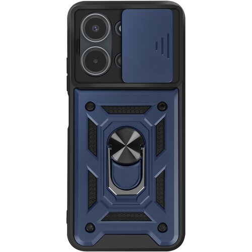 Oem Mayaxess, Ovitek Xiaomi Redmi 15C Odporen MIL-STD 810G Pokrov kamere Obročasto stojalo, Nočno modra, (5000274667) Cene