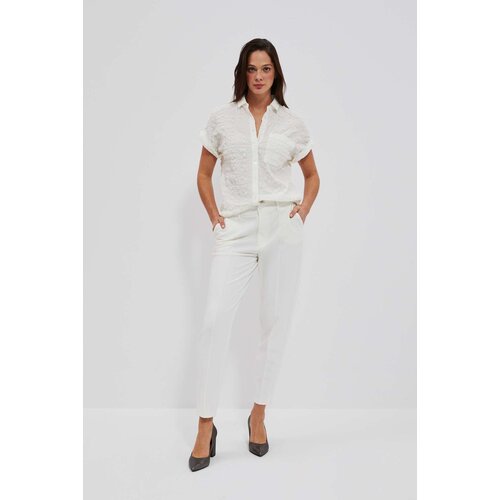 Moodo LADIES SHIRT L-KO-4022 WHITE Cene