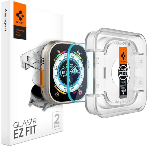 Spigen GlastR EZ Fit kaljeno steklo za Apple Watch Ultra 49mm SET 2 kos., (21534044) Cene