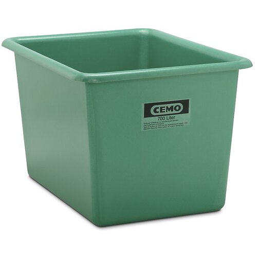 Cemo Velika posoda iz GFK, prostornina 700 l, DxŠxV 1320 x 970 x 800 mm, zelena Cene