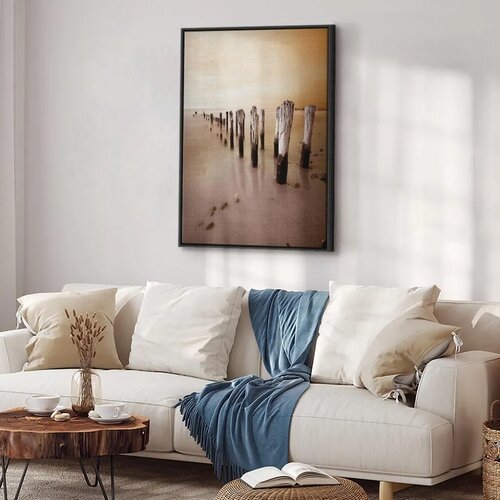  Slika - Autumn Outflow (1 Part) Vertical 40x60 U crnom drvenom okviru Slike