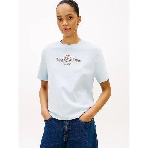 Tommy Hilfiger Majice s kratkimi rokavi WW0WW48713 Modra Slike