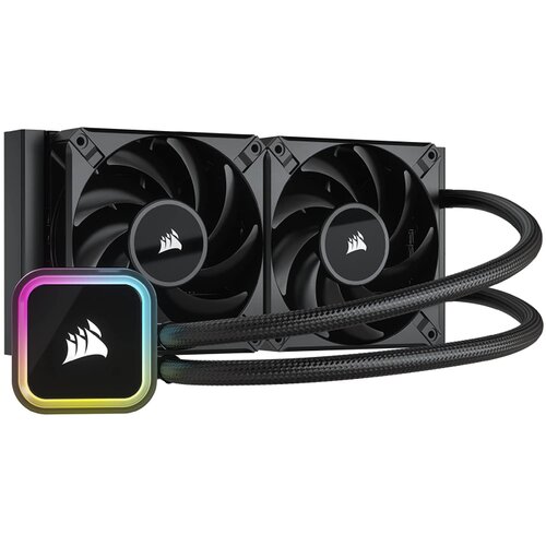 Corsair iCUE H100i RGB ELITELiquid CPU Cooler 240mmAM4, AM5, LGA1700 Slike