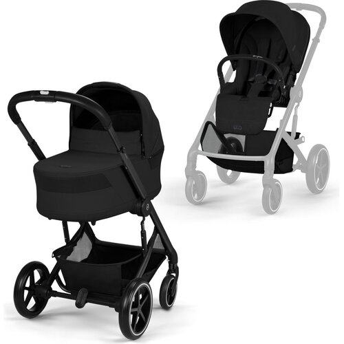 Cybex Gold® dječja kolica balios&trade; s lux sa sklopivom ko&scaron;arom s lux moon black (black frame) Cijene