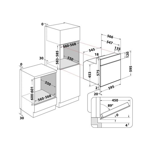 Whirlpool AKP 745NB ugradna rerna Slike