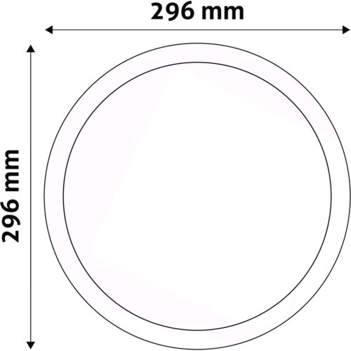 Avide Plafonjera LED, vgradna, 24W, 2000 lm, 4000K, IP20 - ACRPNW-R-24W-ALU Slike