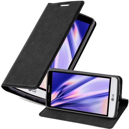 Cadorabo Ohi&scaron;je, združljivo z LG G3 MINI / G3 S v nočna črna - Za&scaron;čitni ovitek z magnetnim zapiranjem, stoječo funkcijo in režo za kartice, (20549970) Cene