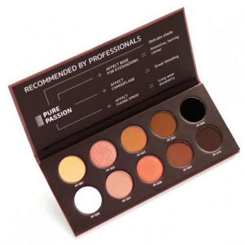 Affect Cosmetics Pressed Eyeshadow Palette paleta sjenila za oči nijansa Pure Passion 10x2 g Cene
