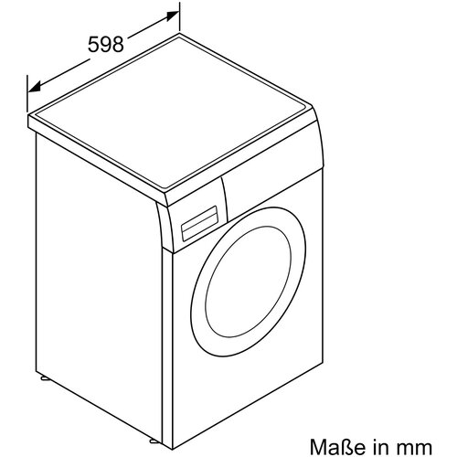 Siemens WU14UT70 iQ500 pralni stroj, pod možnost vgradnje pult, 8 kg Slike