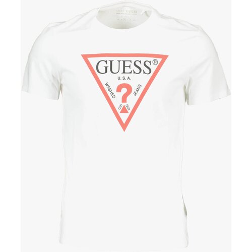 Guess Jeans SHORT SLEEVE T-SHIRT MEN WHITE Slike