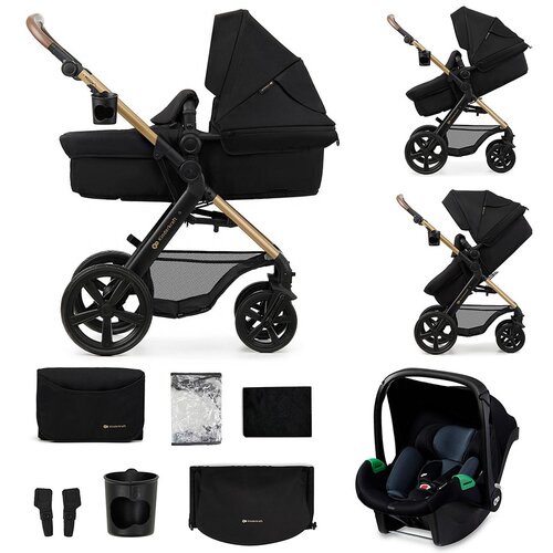 Kinderkraft kolica Moov 2 3u1 MINK PRO, Pure Black Cijene