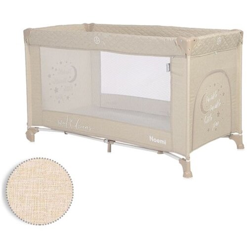Lorelli prenosivi krevet noemi 1 nivo - fog beige star ( 10080542217 ) Cene