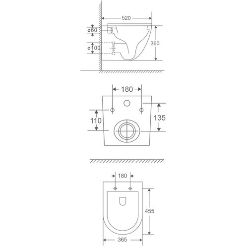 Geberit SIKOGESTOR67D20 sat wc &amp;scaron;koljka s kompletom duofix 458.103.00.1 Delta20 Slike