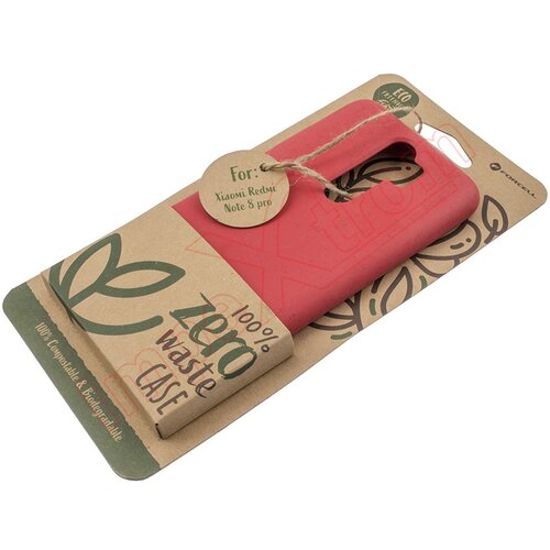  Gumijasti / gel etui 100% Zero Waste za Xiaomi Redmi Note 8 Pro - rdeči Cene