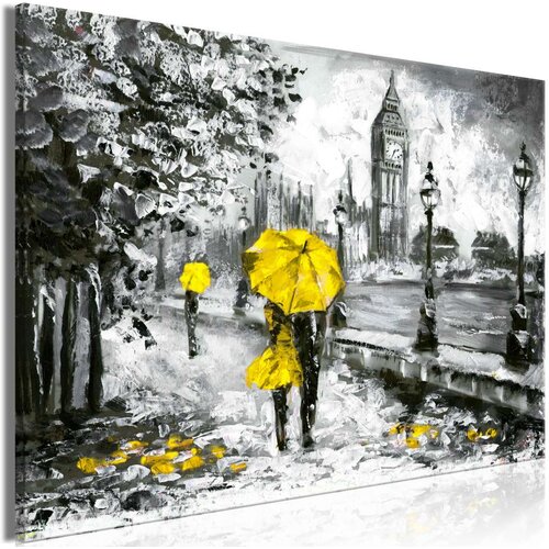  Slika - Walk in London (1 Part) Wide Yellow 90x60 Slike