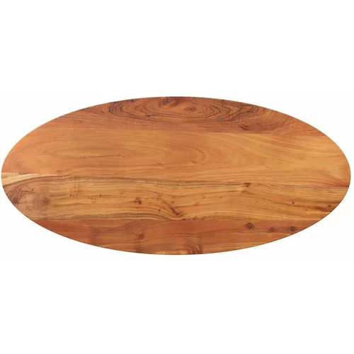 Stolna ploča 90x40x3 8 cm ovalna od masivnog drva bagrema