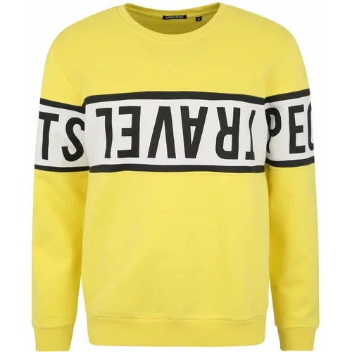 CHIEMSEE Sportska sweater majica žuta / crna