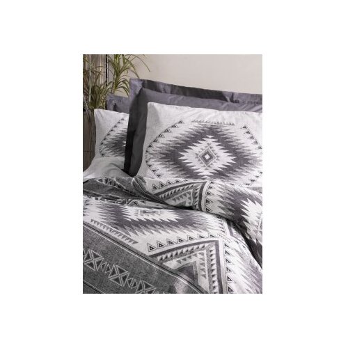 Lessentiel Maison Ranforce posteljina (160x220) Delos Anthracite Cene