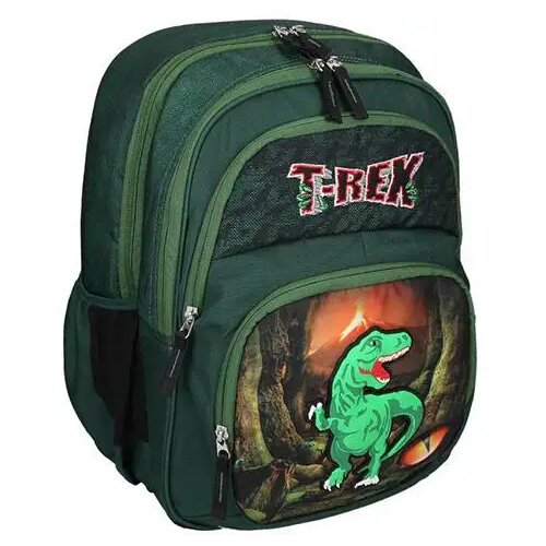 Spirit t-rex zaobljena školska torba s četiri odjeljka, ruksak 40x20x18cm Cene