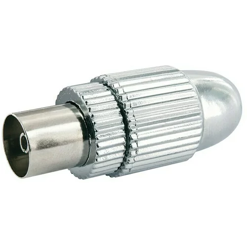 SCHWAIGER Utikač za koaksijalni kabel (Plastika, Unutarnji vodič koji se može pričvrstiti vijcima)
