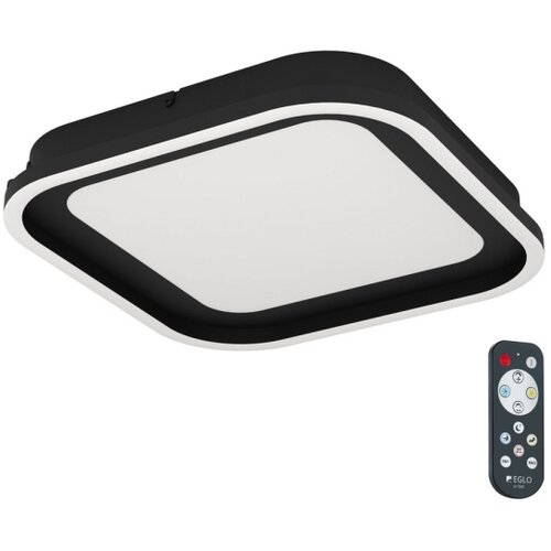 Eglo LED plafonjera Calagrano 900602, 11 W, s daljinskim, crna/bijela, 37,5x37,5 cm Slike