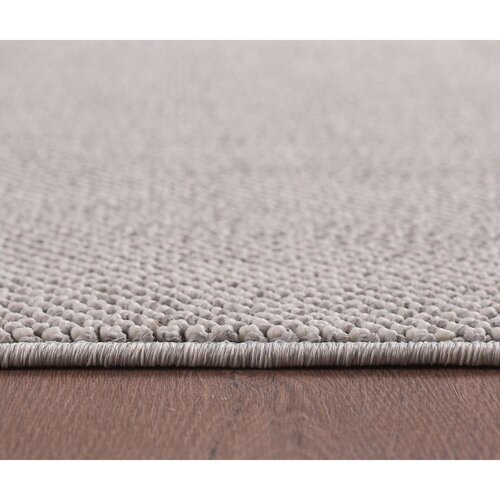 Novel tkana preproga loom 200 cm tkano srebrne barve Slike