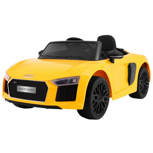  Licencirani auto na akumulator Audi R8 Spyder RS - žuti