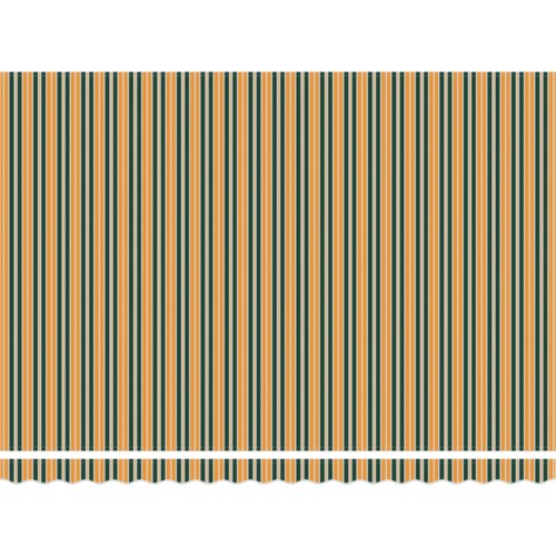 vidaXL Ručna uvlačna tenda Zelena i Žuta 450x300 cm, Tenda zamjenska tkanina za okvir 4.5x3 m Zelena i Žuta Cene