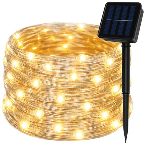 Gardlov solarna LED girlanda 15 m, 150 LED, toplo bijela, IP44 Cene