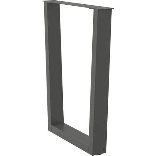 VidaXL Noge blagovaonskog stola V-oblika 2 kom antracit 60x(72-73,3)cm Slike
