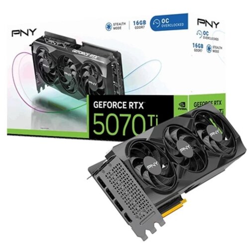 Pny Grafična kartica nVidia RTX5070Ti Overclocked Triple Fan - 16GB GDDR7 (VCG5070T16TFXPB1-O), (5000141527) Cene