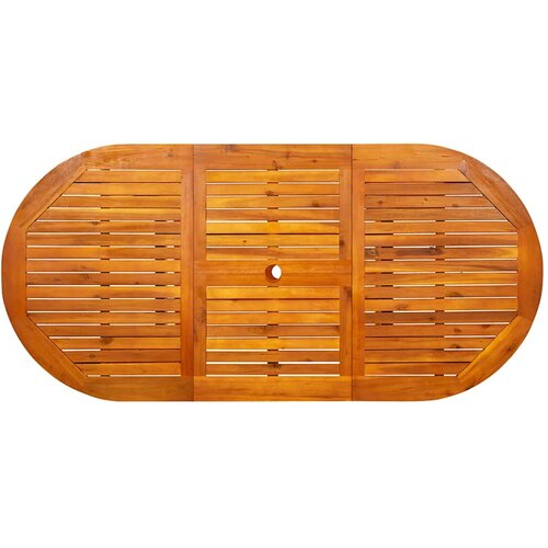 Vrtni blagovaonski stol (120-170) x 80 x 75 cm od drva bagrema Slike