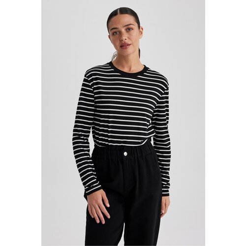 Defacto Regular Fit Crew Neck Long Sleeve T-Shirt Slike