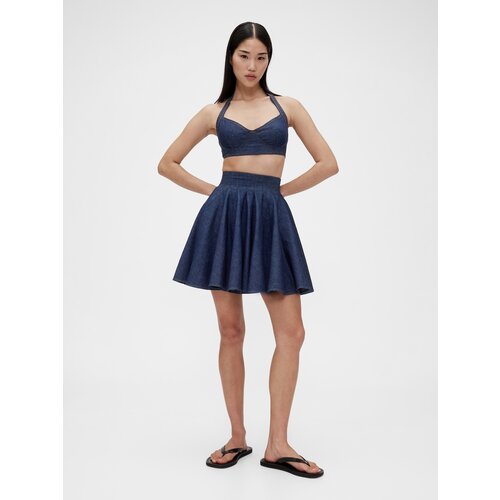GAP Denim pleated mini skirt Studio by Zac Posen - Women's Cene