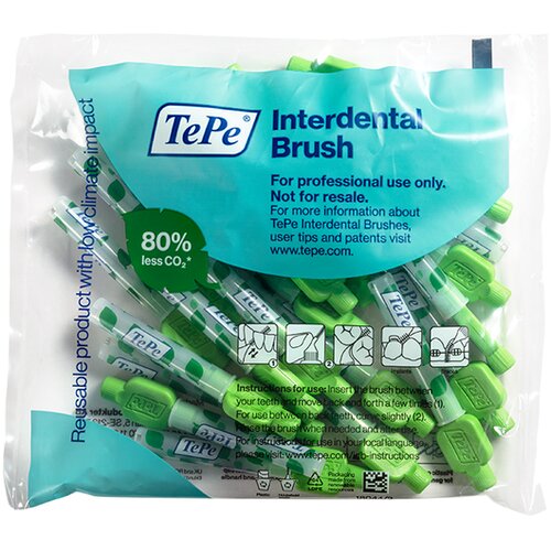 TEPE SWEDEN Original Interdentalne četkice Zelene vel. 5 / 0,8 mm - multi-pack vrećica 25 kom Slike